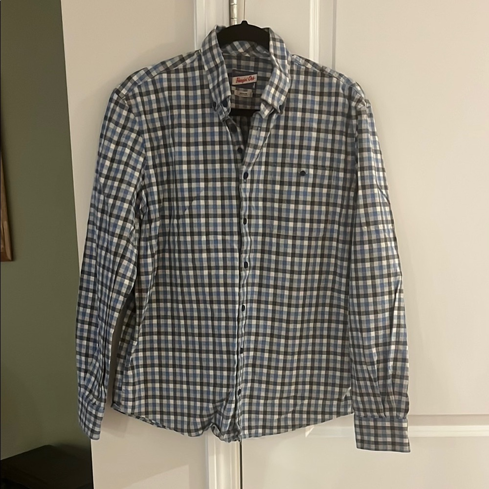 Johnnie-O Checkered Button Down Shirt